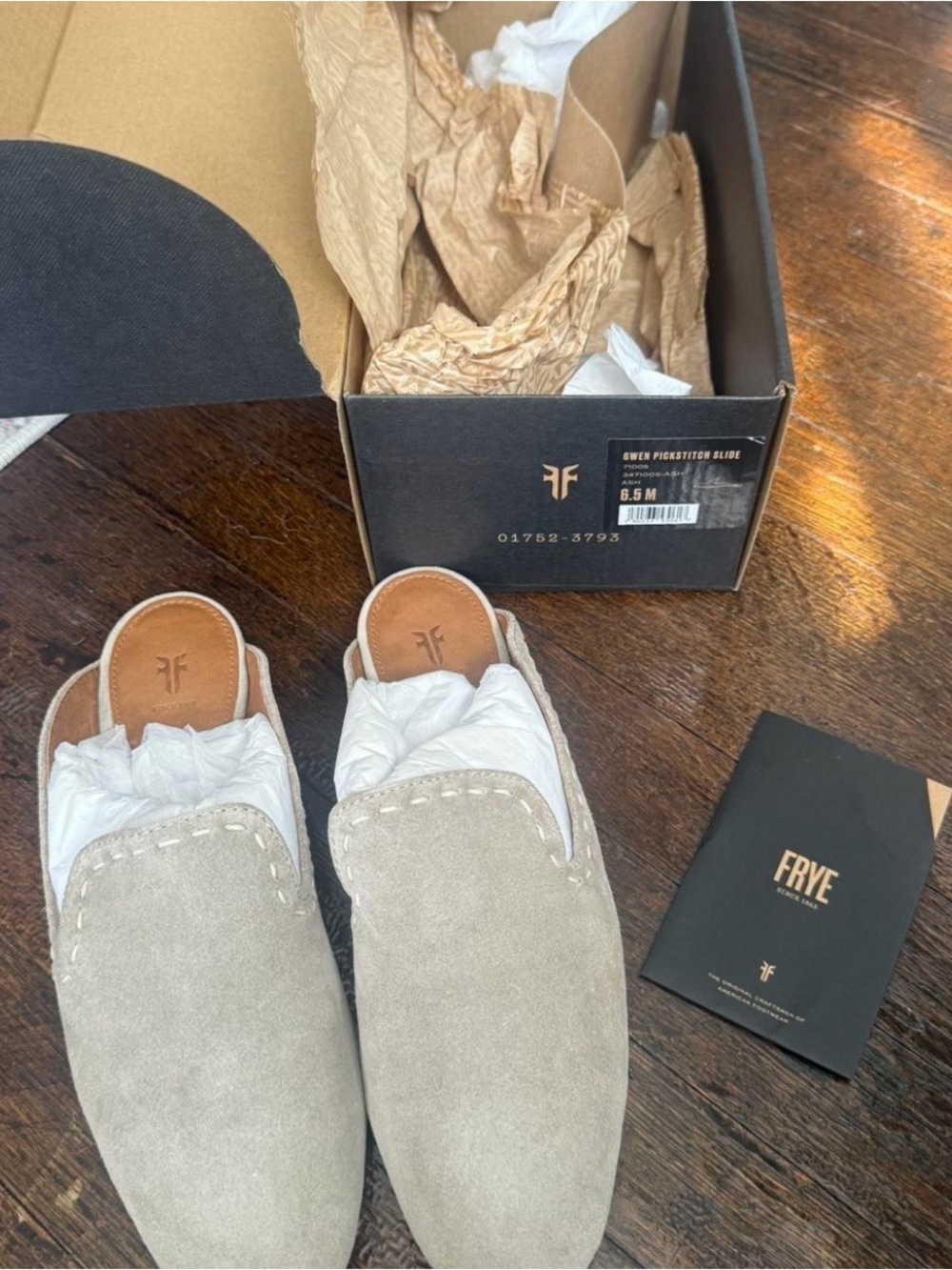 Frye Mules new in box